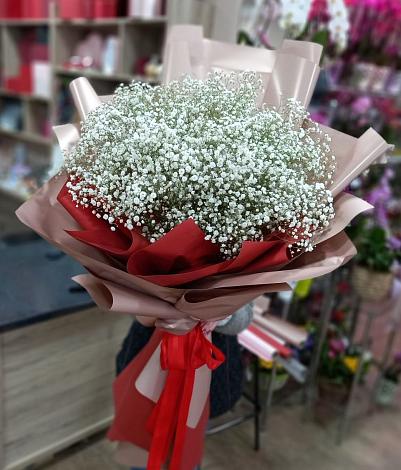 Букет цветов из: Гипсофила в Санино