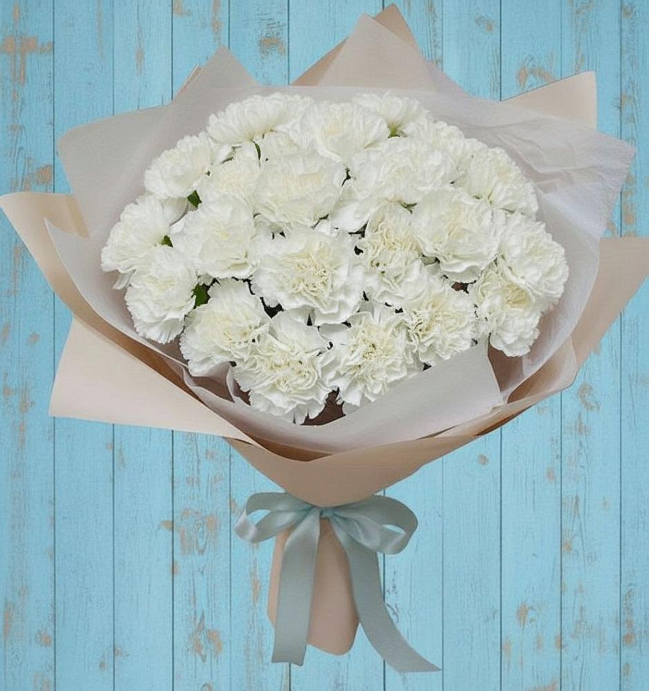 Букет цветов из: Гвоздики в Санино