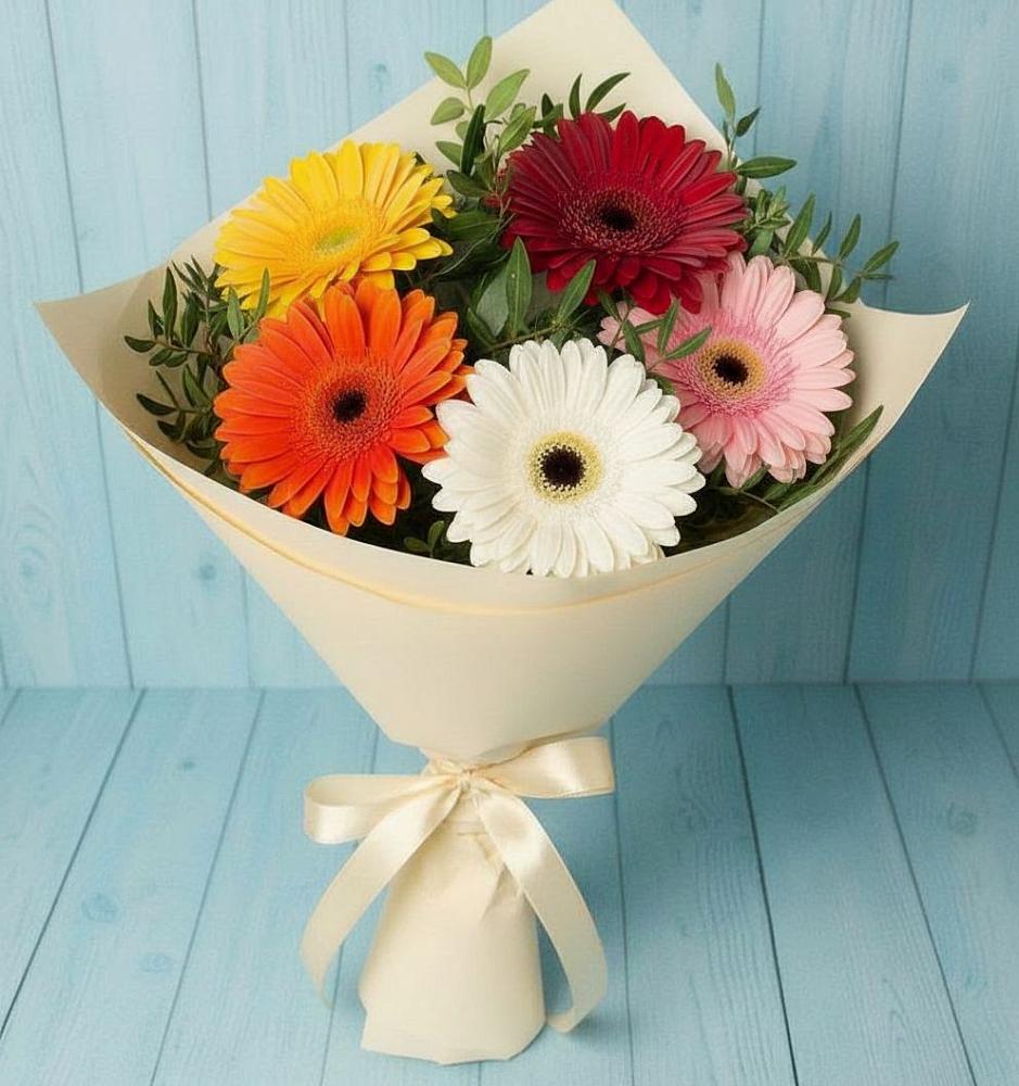 Букет цветов из: Герберы в Санино