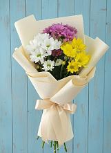 Букет цветов из:  Хризантемы #REPLACE_PRED# Санино