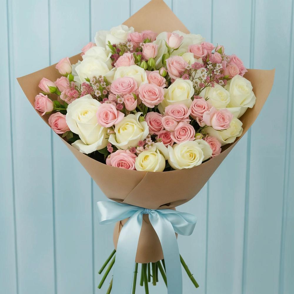 Букет цветов из: Розы в Санино