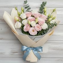 Букет цветов из:  Лизиантусы в Санино