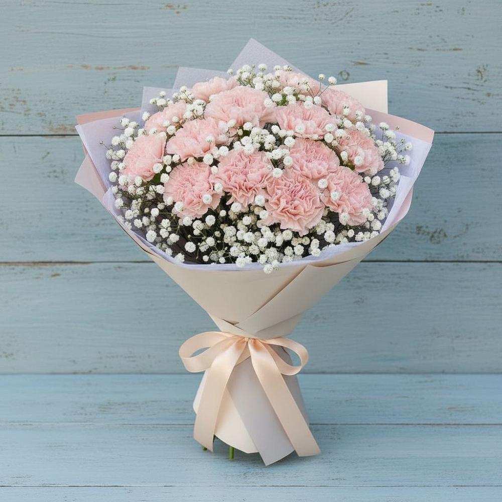 Букет цветов из: Гвоздики в Санино