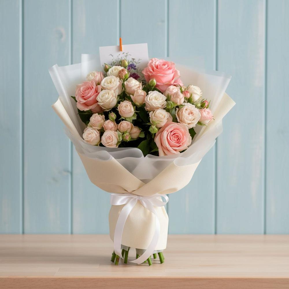 Букет цветов из: Розы в Санино