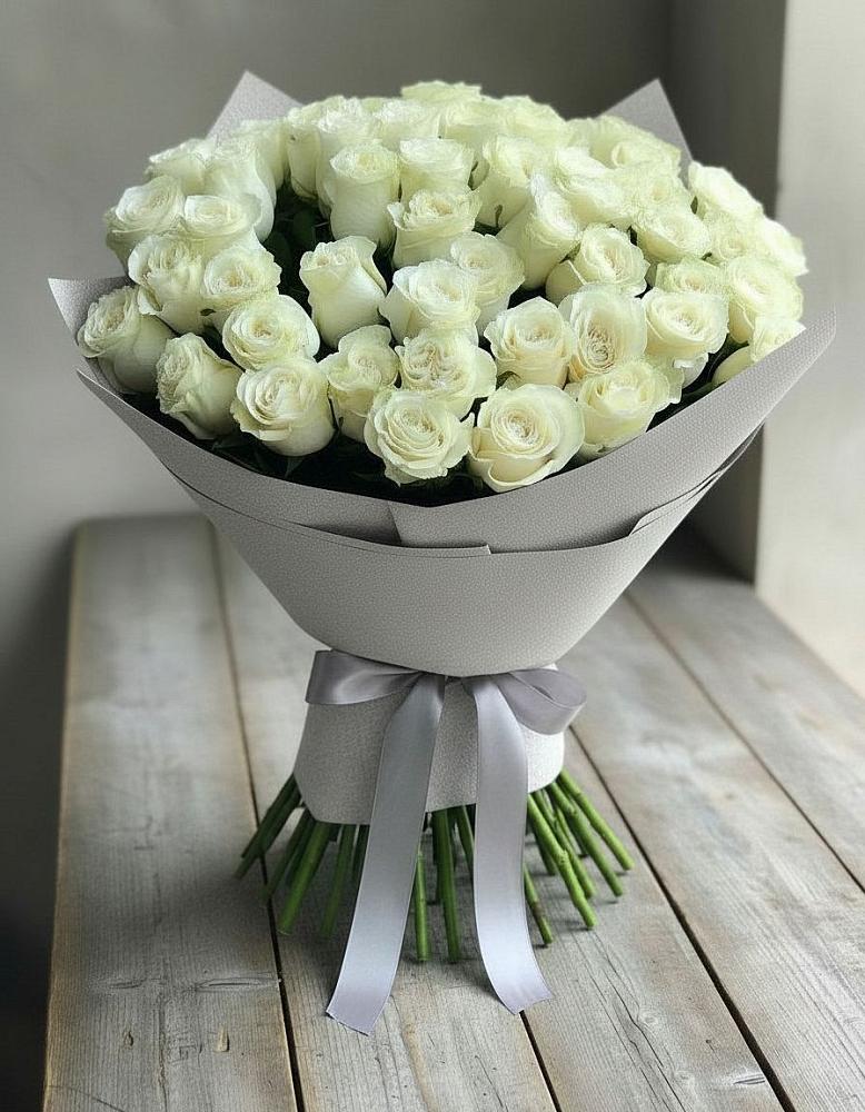 Букет 35 Белых роз в Санино