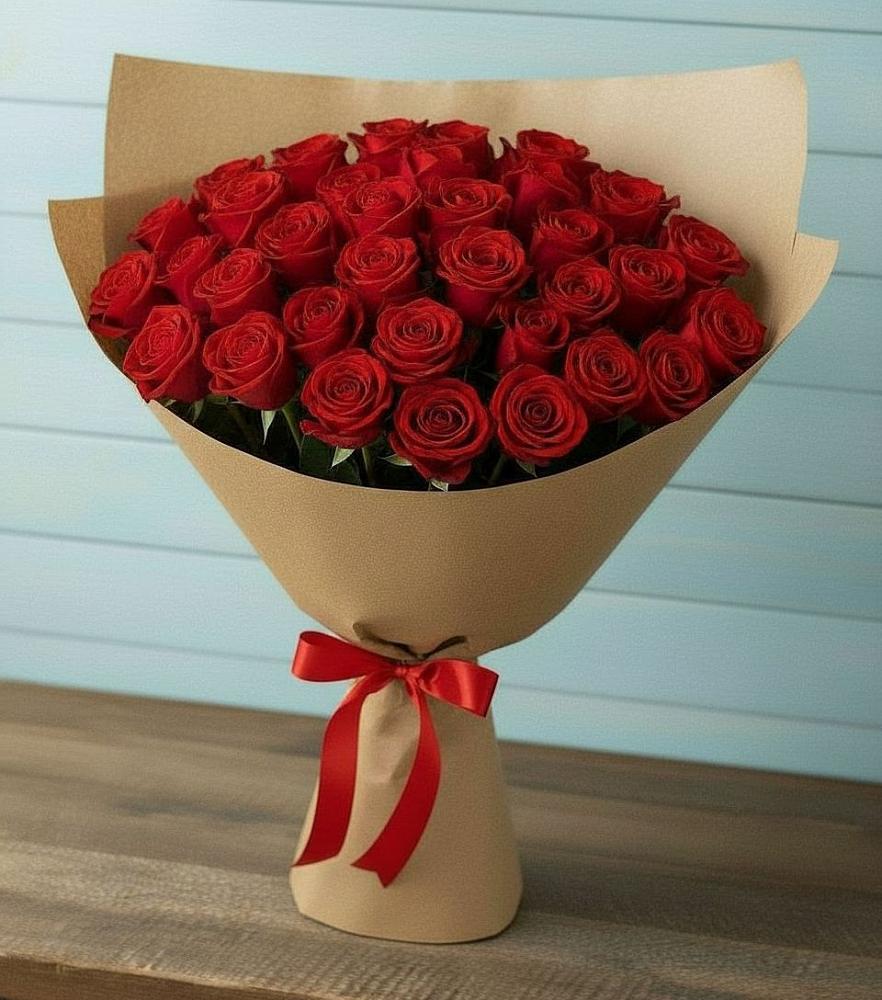 Букет Красные розы Милано в Санино