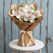 Букет цветов из:  Орхидеи и Розы #REPLACE_PRED# Санино